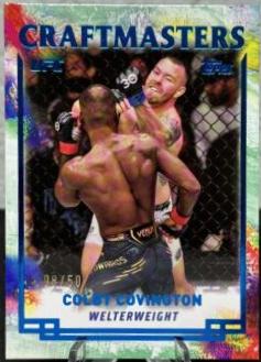 Colby Covington 2024 Topps Knockout UFC Craftmasters #CRM-13 Blue