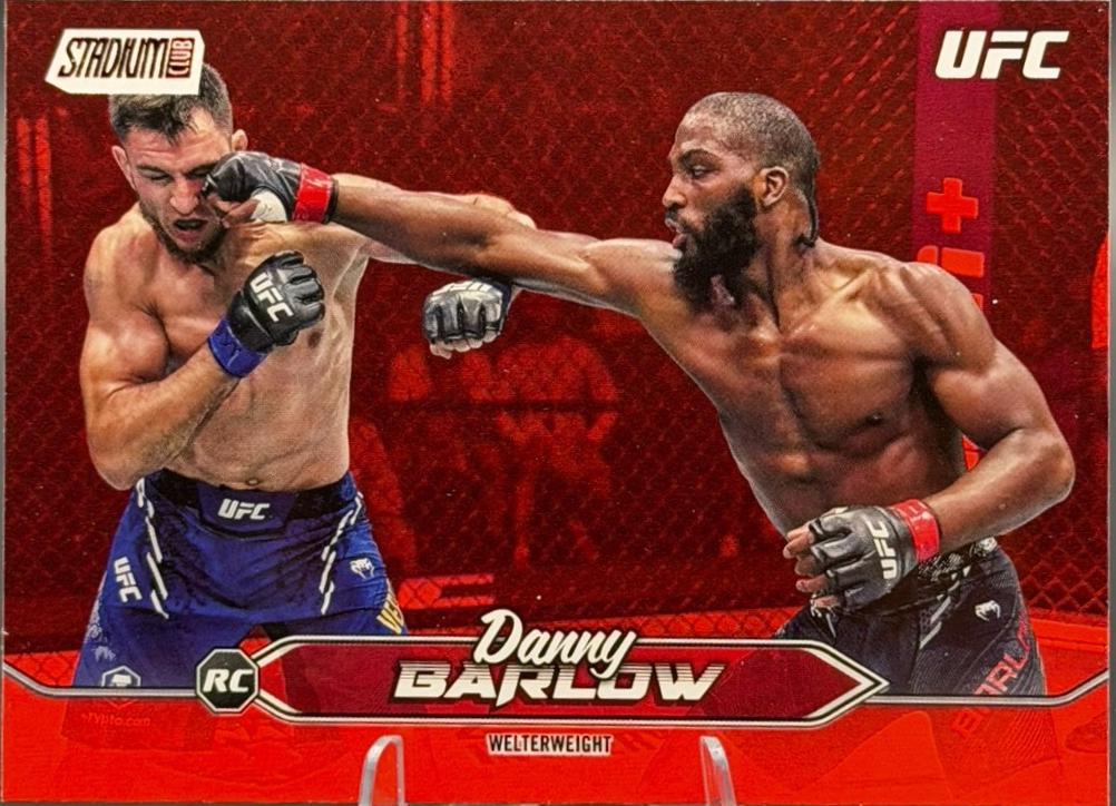 Danny Barlow 2025 Topps Stadium Club UFC Base #5 Red
