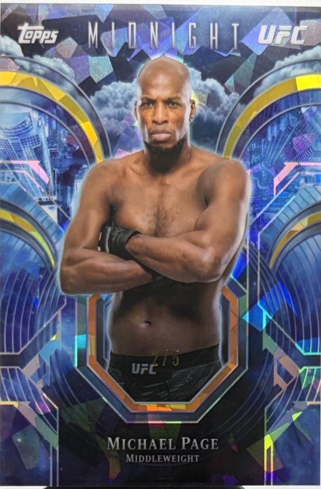 Michael Page 2026 Topps Midnight UFC Night Watch #PC-18 Daybreak