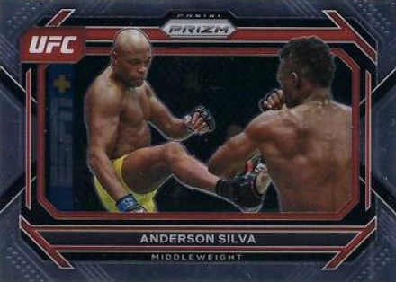 Anderson Silva 2023 Panini Prizm UFC Base #76 Black