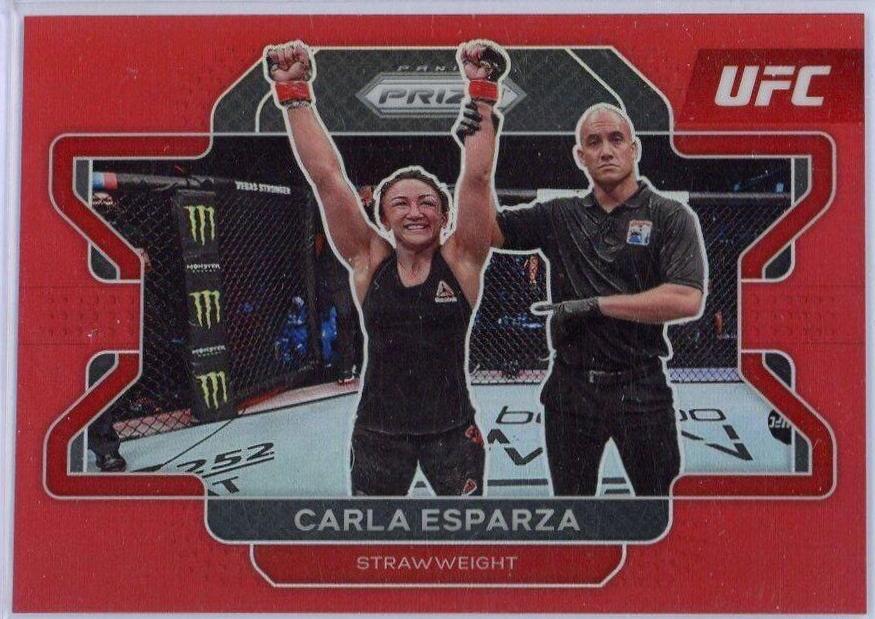 Carla Esparza 2022 Panini Prizm UFC Base #77 Red