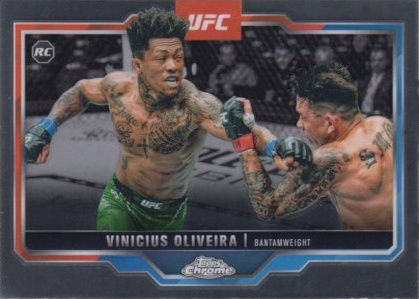 Vinicius Oliveira 2025 Topps Chrome UFC Base #9 Geometric Refractor