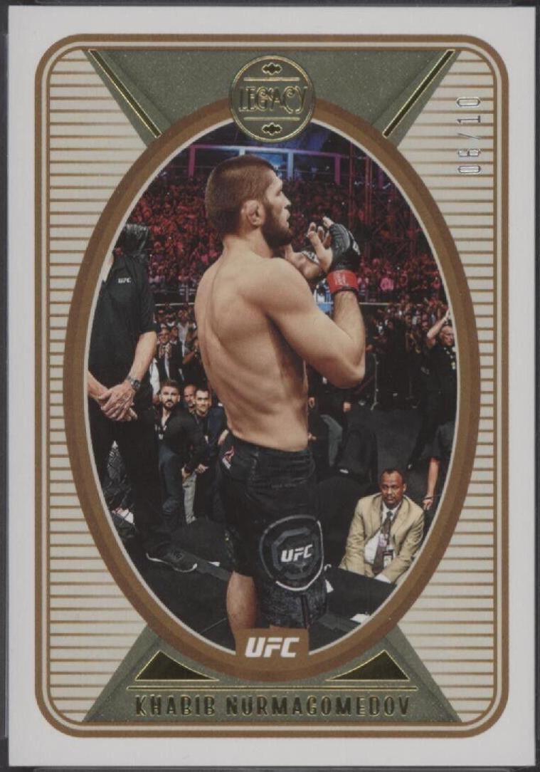 Khabib Nurmagomedov 2022 Panini Chronicles UFC Base Legacy #143 Gold