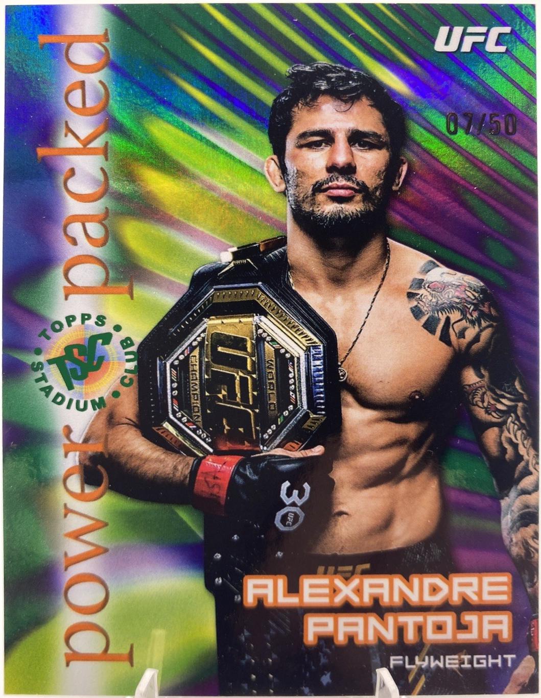 Alexandre Pantoja 2025 Topps Stadium Club UFC Power Packed #PD-12 Green