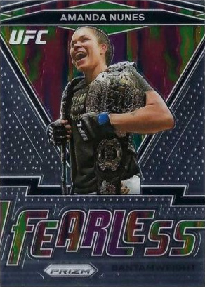 Amanda Nunes 2021 Panini Prizm UFC Fearless #16 Black