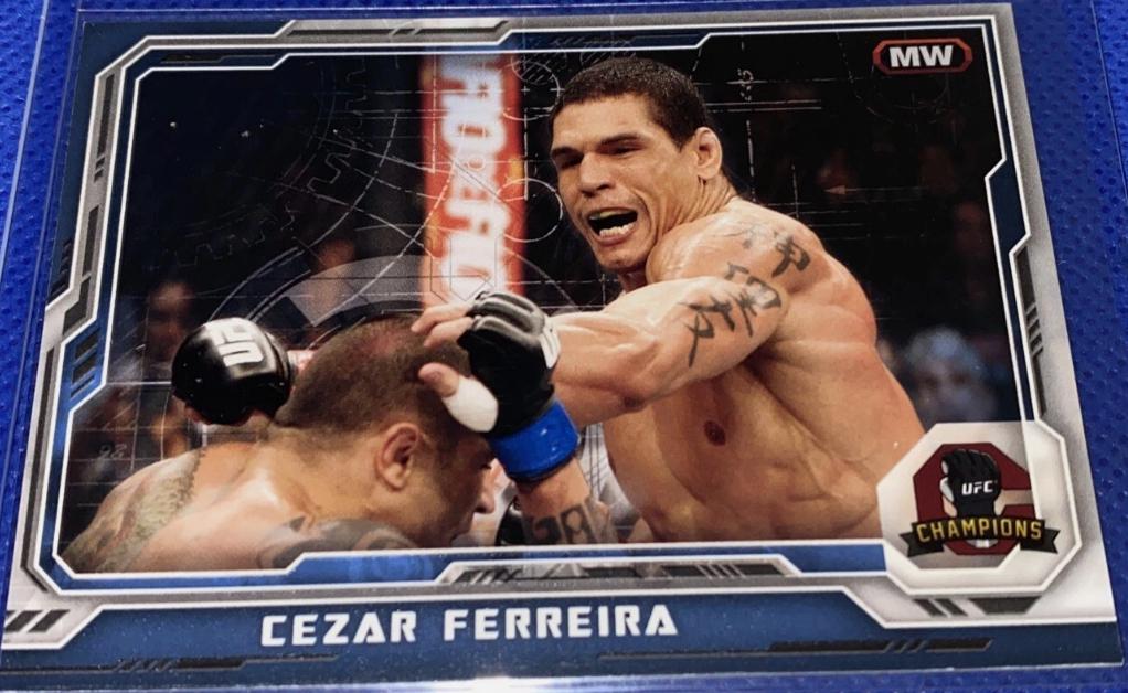 Cezar Ferreira 2014 Topps UFC Champions Base #110 Blue