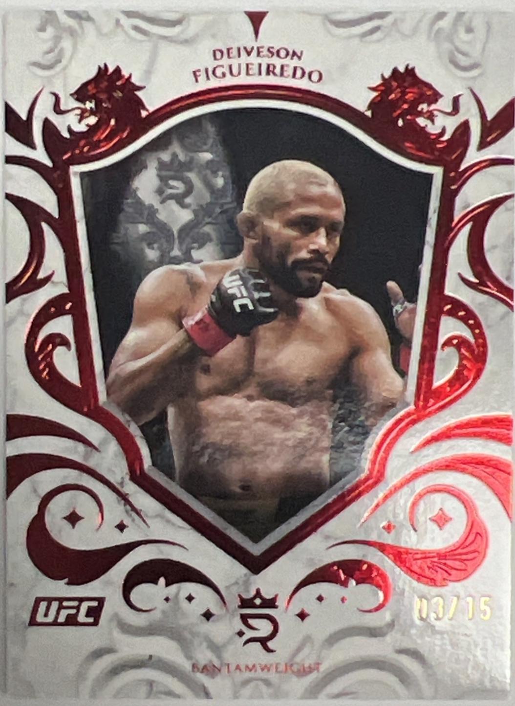Deiveson Figueiredo 2025 Topps Royalty UFC Base #16 Red