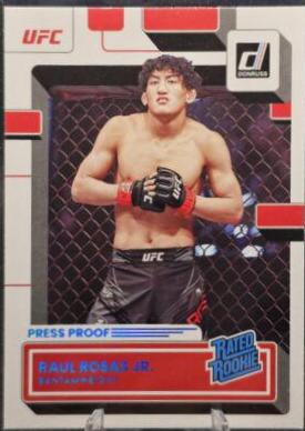 Raul Rosas 2023 Panini Donruss UFC Base #206 Press Proof Teal