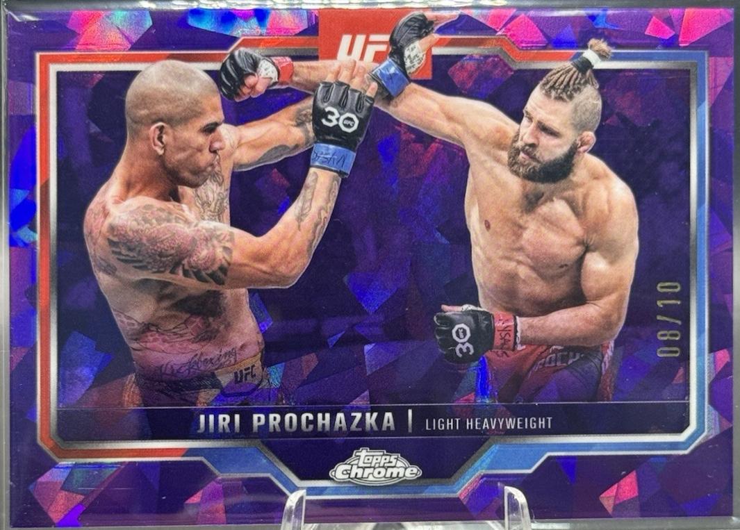 Jiri Prochazka 2025 Topps Chrome UFC Base #70 Purple Geometric Refractor