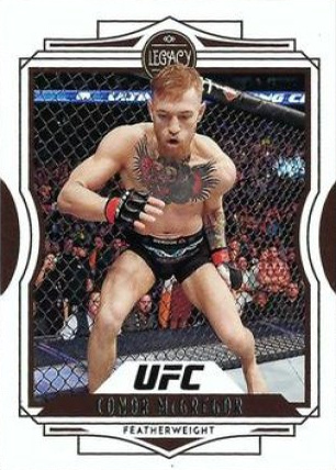 Conor McGregor 2021 Panini Chronicles UFC Base Legacy #50 Platinum