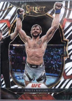 Nikita Krylov 2023 Panini Select UFC Concourse #31 Zebra