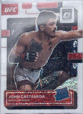 John Castaneda 2023 Panini Donruss Optic UFC Base #127 White Sparkle