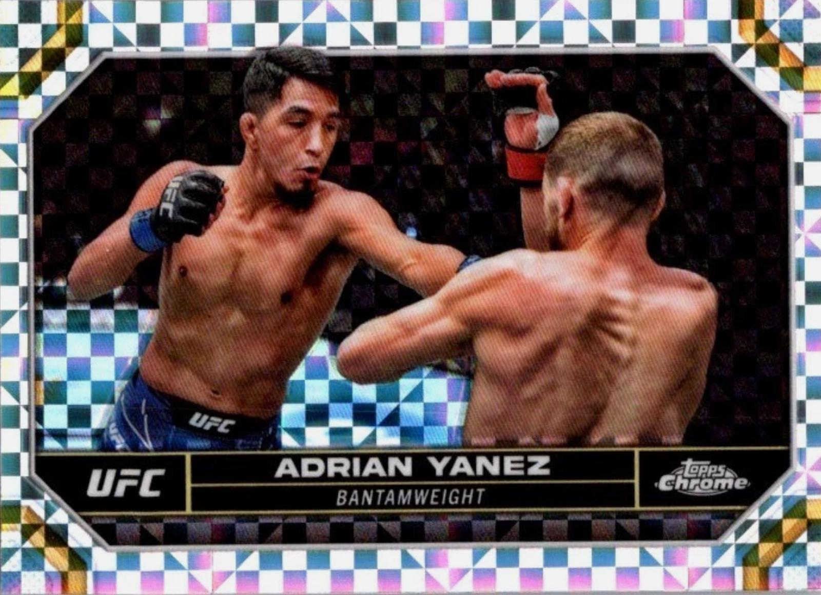 Adrian Yanez 2024 Topps Chrome UFC Base #2 X-Fractor