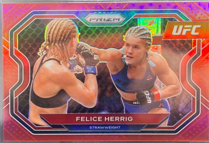 Felice Herrig 2021 Panini Prizm UFC Base #148 Red