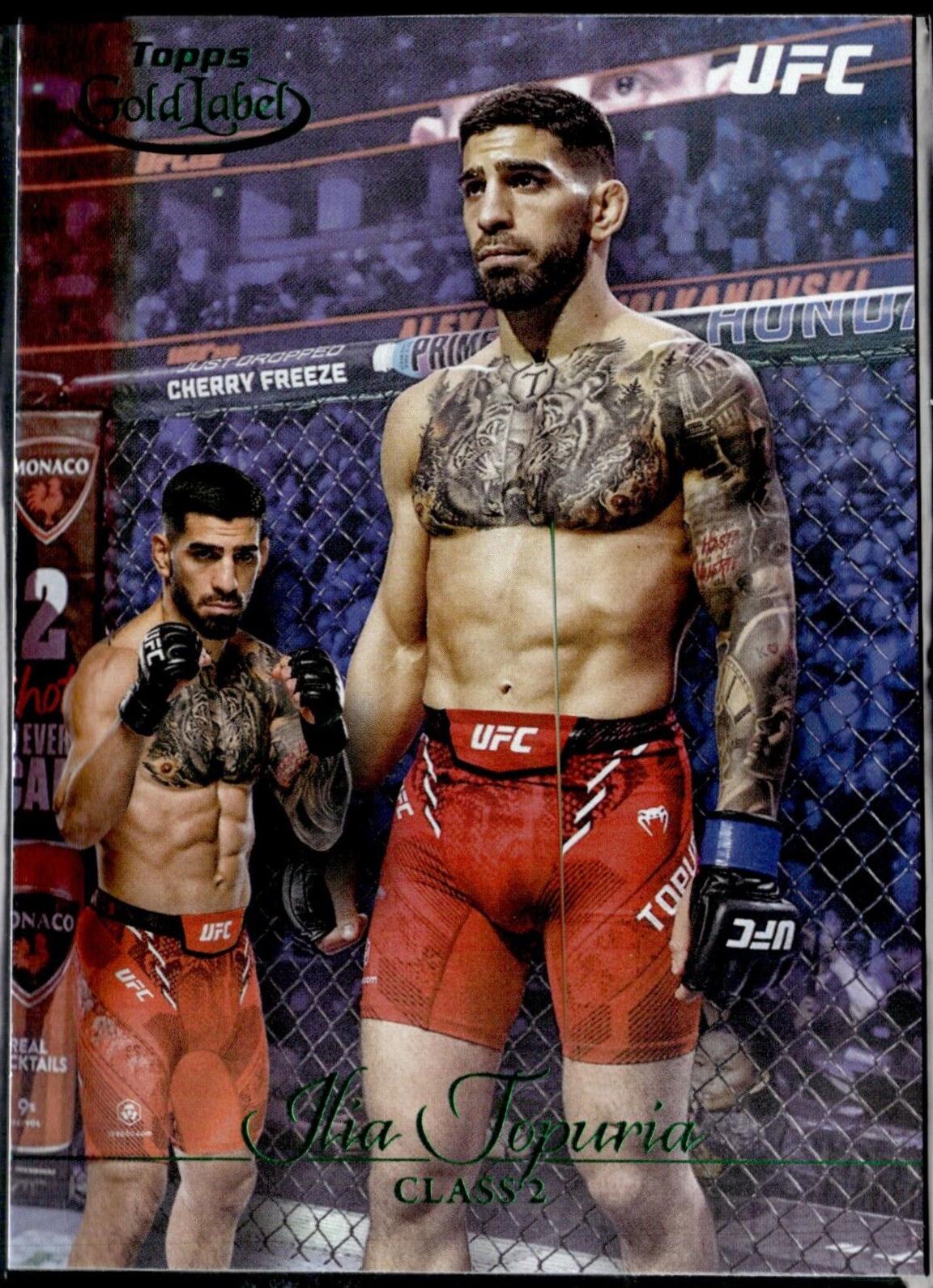 Ilia Topuria 2024 Topps Gold Label UFC Base Class II #8 Green