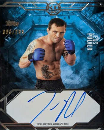 Jens Pulver 2025 Topps Knockout UFC Knockout Autographs #KA-JR Gold