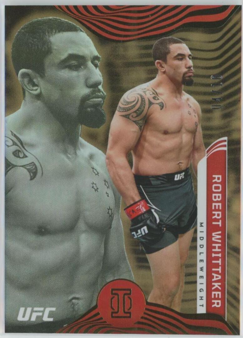 Robert Whittaker 2022 Panini Chronicles UFC Base Illusions #270 Gold