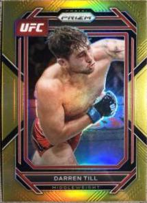 Darren Till 2023 Panini Prizm UFC Base #155 Gold