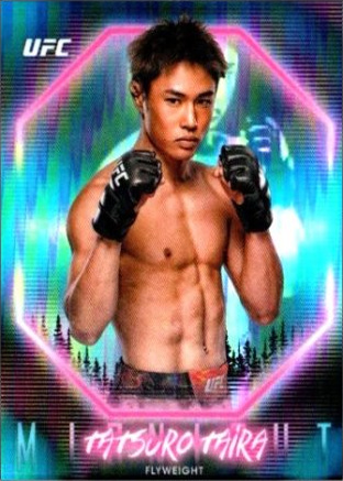 Tatsuro Taira 2025 Topps Midnight UFC Base #55 Midnight