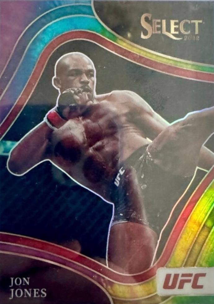 Jon Jones 2022 Panini Select UFC Octagonside #259 Tie Dye