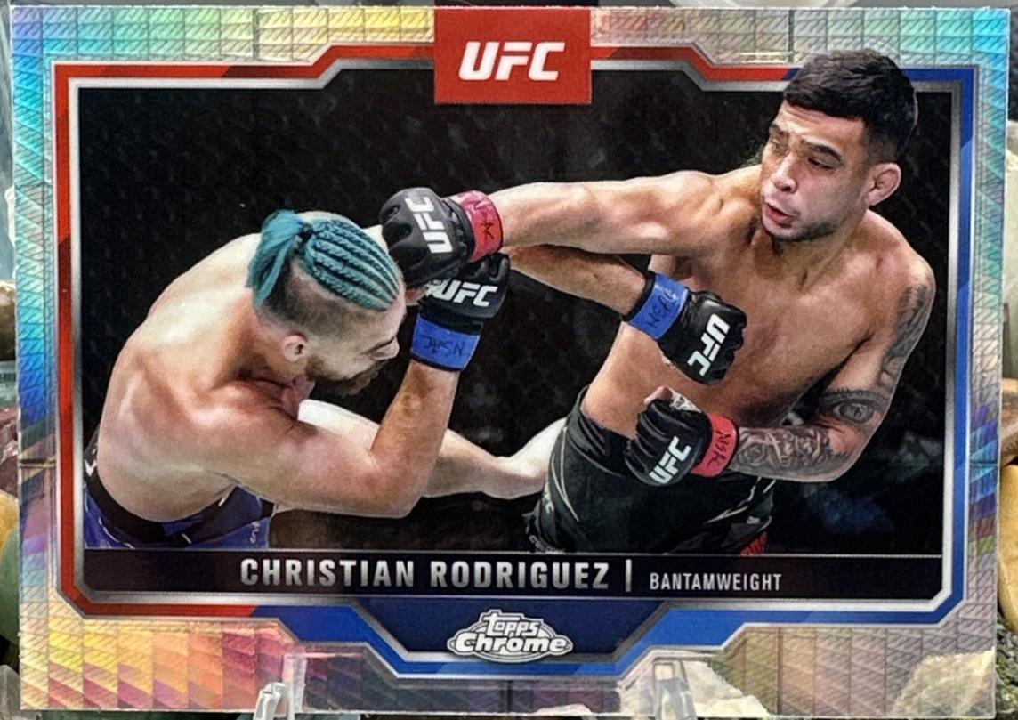 Christian Rodriguez 2025 Topps Chrome UFC Base #106 Refractor