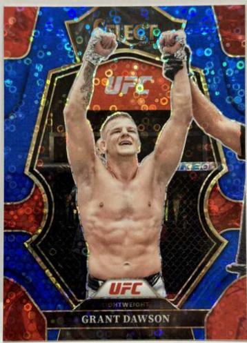 Grant Dawson 2023 Panini Select UFC Premier Level #172 Blue Disco