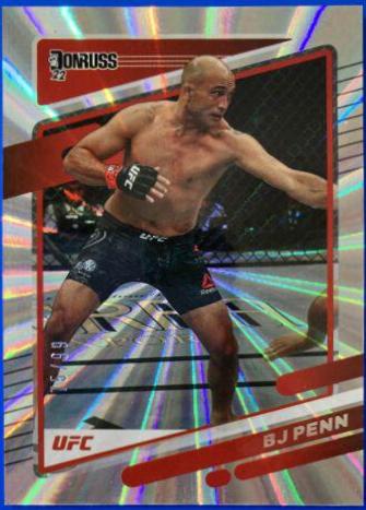 BJ Penn 2022 Panini Donruss UFC Base #156 Laser
