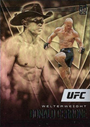 Donald Cerrone 2021 Panini Chronicles UFC Base Illusions #175 Gold