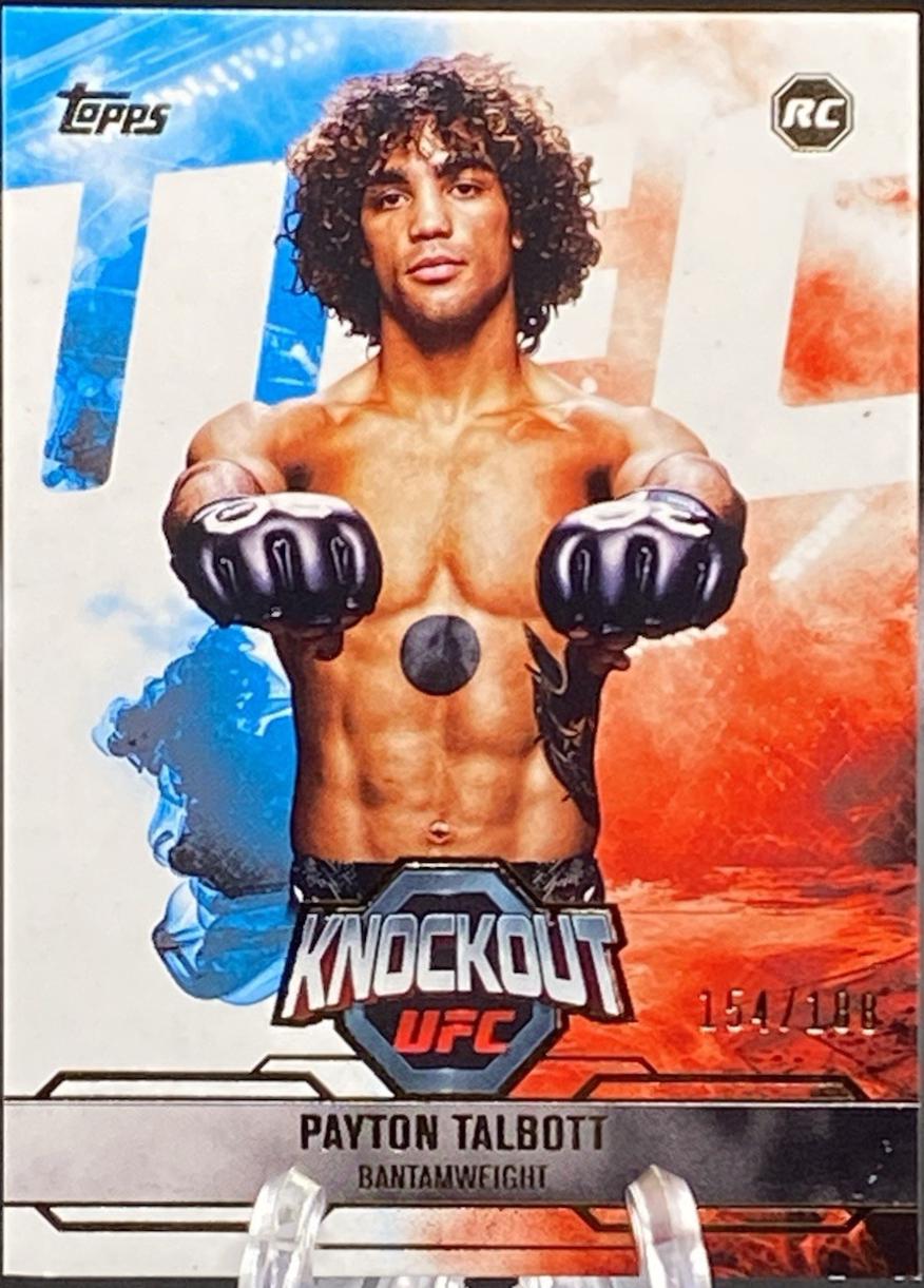 Payton Talbott 2025 Topps Knockout UFC Base #37 Gold