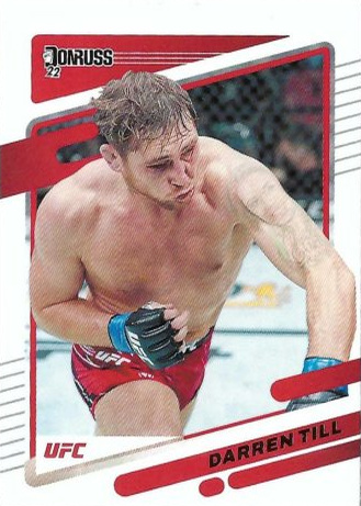 Darren Till 2022 Panini Donruss UFC Base #136 Silver