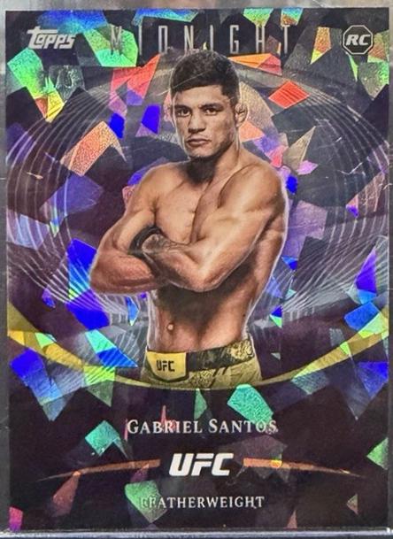 Gabriel Santos 2026 Topps Midnight UFC Base #24 Zodiac