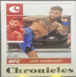Cody Garbrandt 2022 Panini Chronicles UFC Base Chronicles #32 Blue