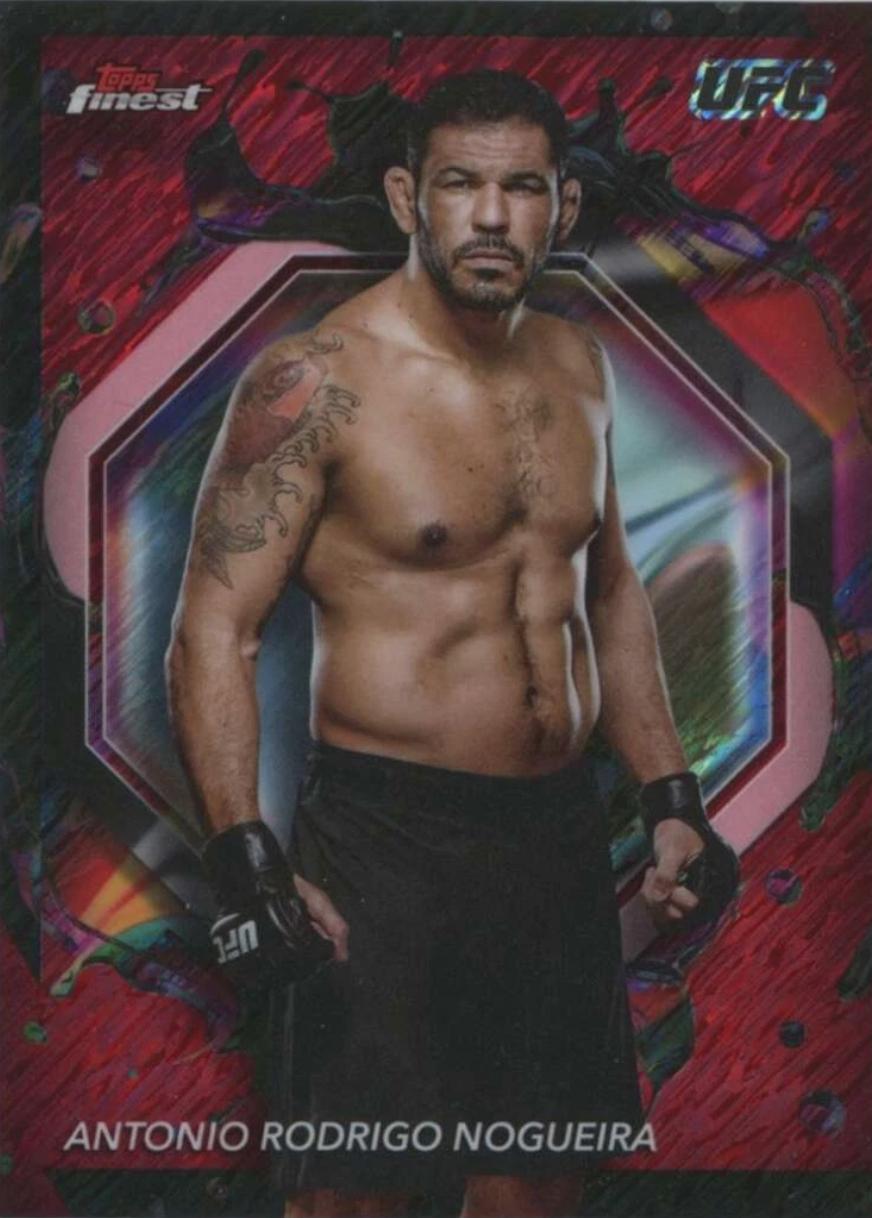 Antonio Rodrigo Nogueira 2024 Topps Finest UFC Base Rare #222 Red Shimmer Refractor