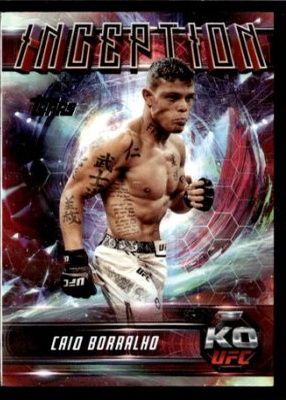 Caio Borralho 2025 Topps Knockout UFC Inception #IN-56 Platinum
