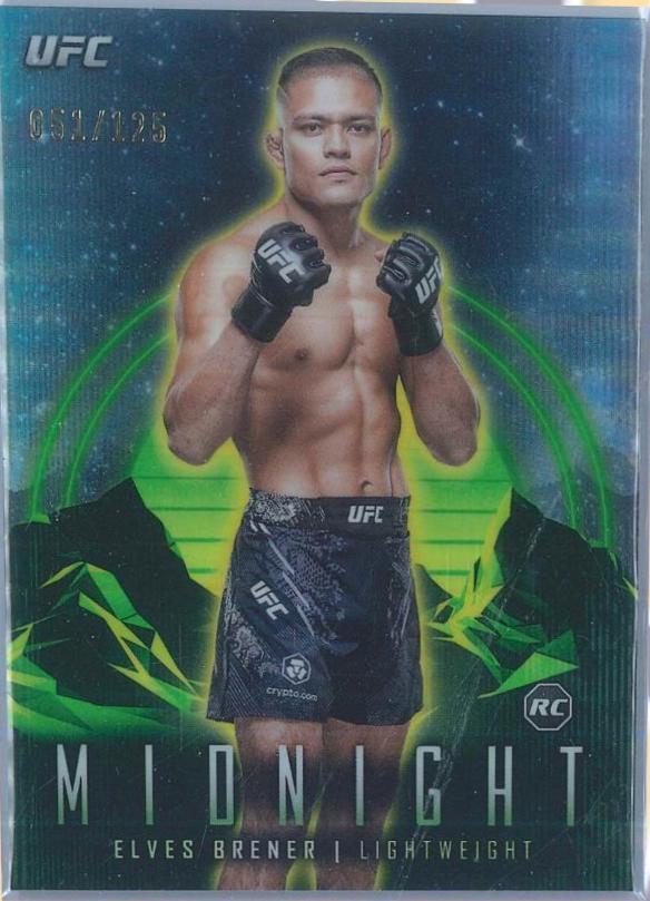 Elves Brener 2024 Topps Midnight UFC Base #92 Morning