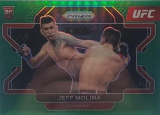 Jeff Molina 2022 Panini Prizm UFC Base #53 Green