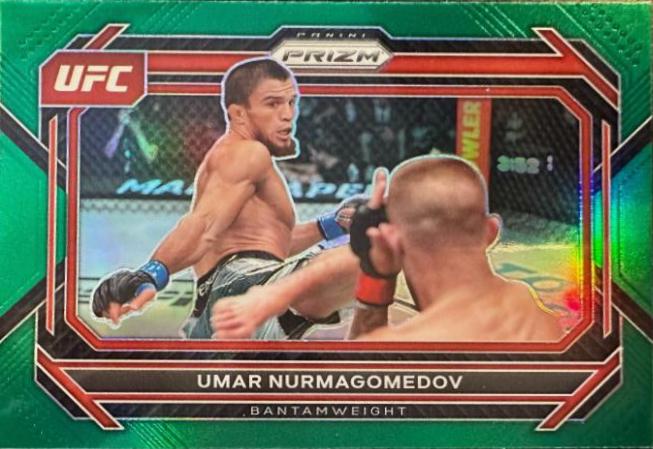 Umar Nurmagomedov 2023 Panini Prizm UFC Base #53 Green