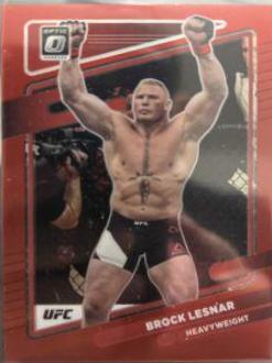 Brock Lesnar 2022 Panini Donruss Optic UFC Base #83 Red