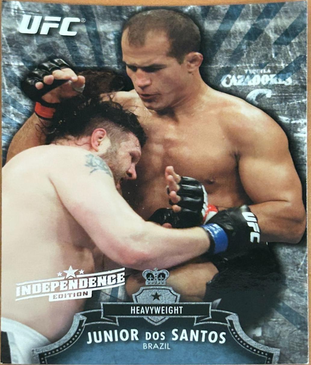 Junior Dos Santos 2012 Topps UFC Bloodlines Base #19 Independence Edition