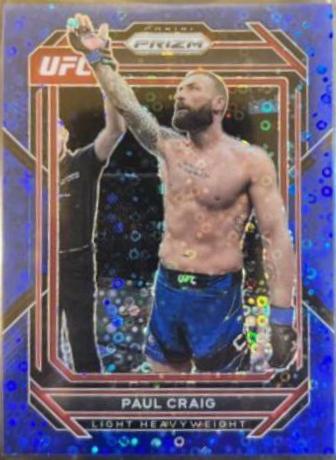 Paul Craig 2023 Panini Prizm Under Card UFC Base #164 Blue