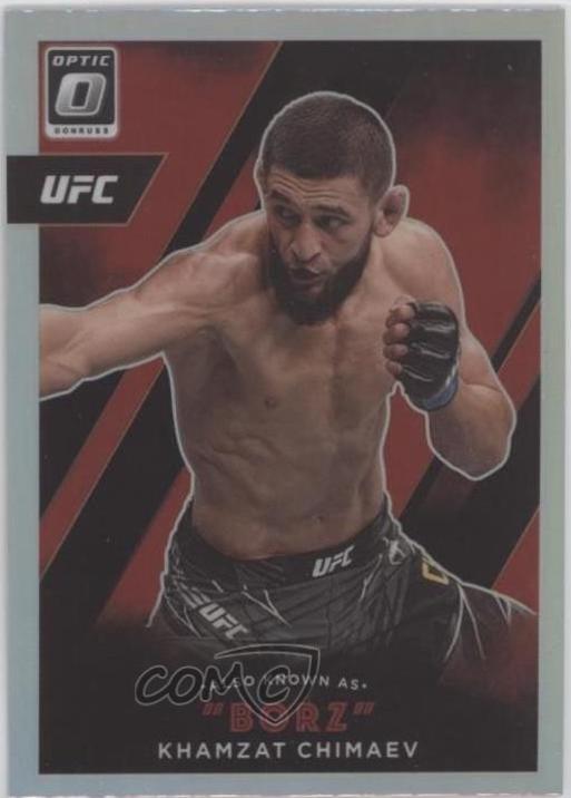 Khamzat Chimaev 2022 Panini Donruss Optic UFC Also Known As #23 Holo
