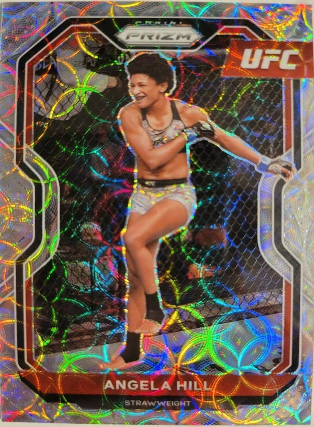 Angela Hill 2021 Panini Prizm UFC Base #86 Premium