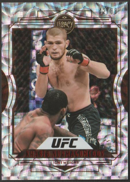 Khabib Nurmagomedov 2021 Panini Chronicles UFC Base Legacy #42 Asia Red