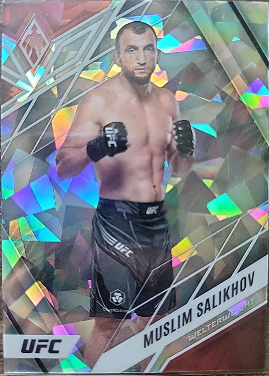 Muslim Salikhov 2023 Panini Chronicles UFC Base Phoenix #302 Silver