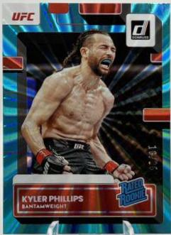 Kyler Phillips 2023 Panini Donruss UFC Base #220 Teal Laser