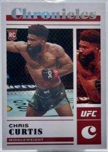Chris Curtis 2023 Panini Chronicles UFC Base Chronicles #75 Silver