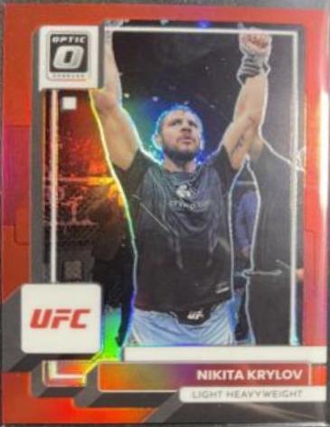 Nikita Krylov 2023 Panini Donruss Optic UFC Base #62 Red