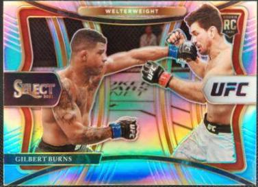 Gilbert Burns 2021 Panini Select UFC Premier Level #139 Silver