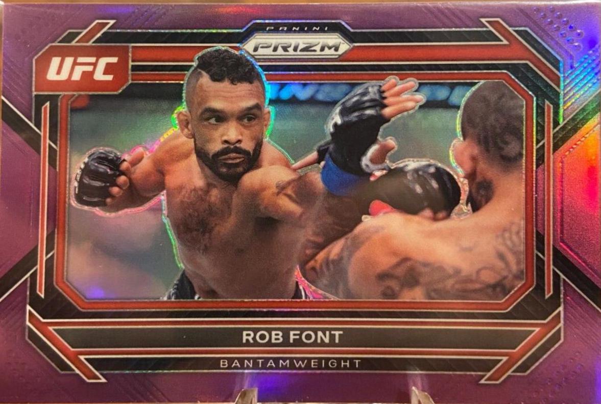 Rob Font 2023 Panini Prizm UFC Base #21 Purple