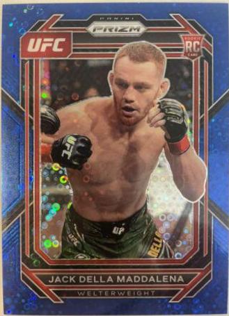 Jack Della Maddalena 2023 Panini Prizm Under Card UFC Base #187 Blue